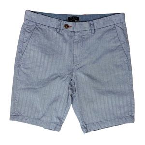 EUC Ted Baker London Striped Herringbone Shorts